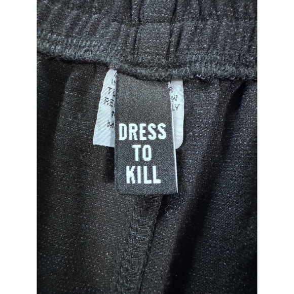 DRESS TO KILL Harem Wide Leg Pant Barrel Latern Balloon Size 1 Black‎ - Picture 3 of 5